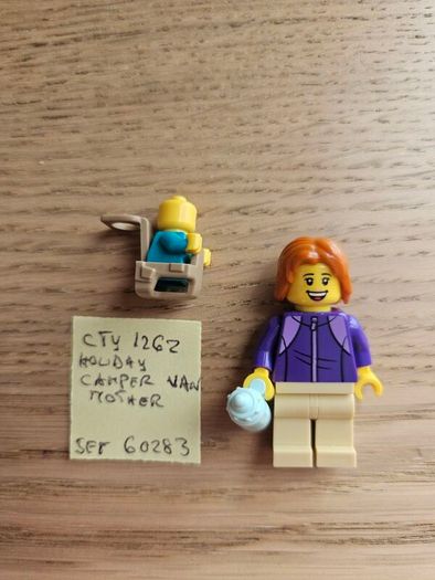 lego cty1262 holiday camper van mother, set 60283
