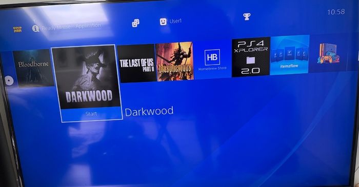 PS4 pro Playstation 4 pro jailbroken modded