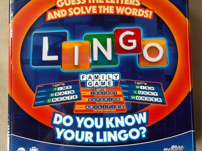 Lingo board game
