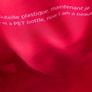 New Clarins Red Velvet Make Up and Toiletry Bag Image 2