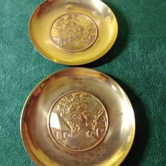 Vintage Brass Wall Plaque ( Cockington Forge )