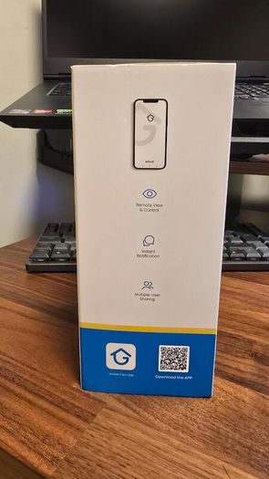 ieGeek Wire Free Wireless FHD 1080P Smart Video Doorbell - No Subscription Required - Brand New
