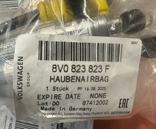 Audi A3 8V bonnet airbag