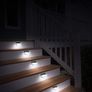 8 Pack Solar LED Fence Garden Lights - Solar Powered Outdoor Wireless LED Lights Waterproof Decoration Lamp for Railing Fence, Deck, Step Yard Patio (Pack of 8) Image 2