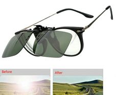 new clipon sunglasses.hard to get.