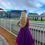 Beautiful Purple Prom style dress Image 2