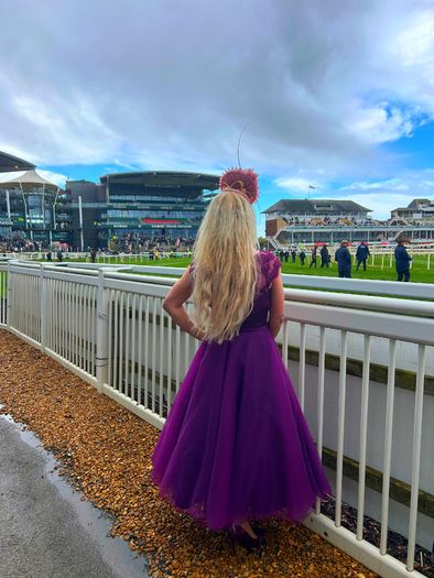 Beautiful Purple Prom style dress