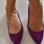 LK Bennett purple leather pointed flats Sz 41 ( Fit 7 - 7.5 UK) Rrp 229 (New) Image 10