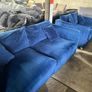 Blue 3+2 sofa set Image 7