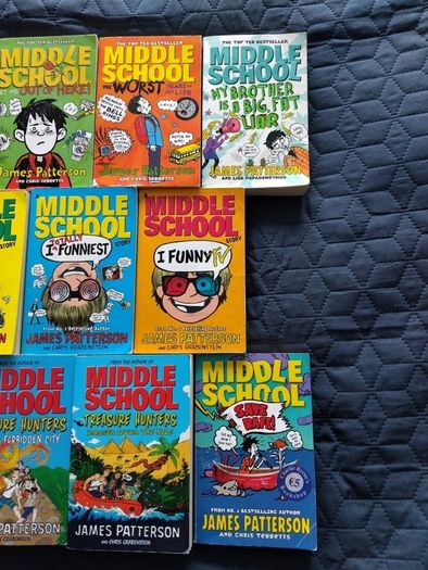 Middle School books by Patterson