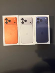 Iphone 17 Pro Max 256gb Irish Stock  (blue/silver/orange Colour)unlocked Brand New Sealed 1 Year Apple Warranty Receipt