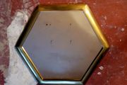Vintage brass mirror