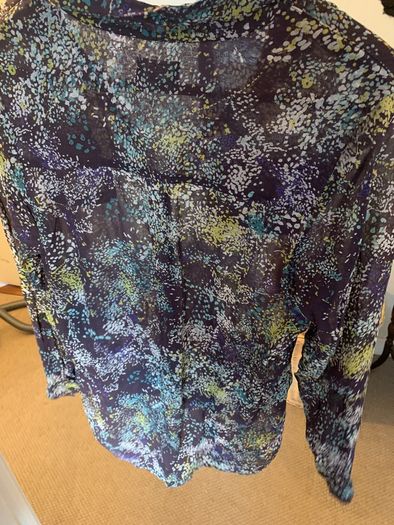 Semi sheer blouse