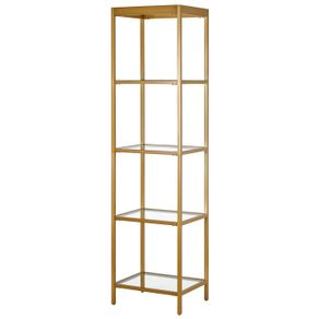 Bookcase in gold