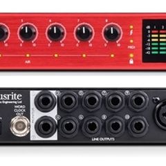 Focusrite 16 channels recording rig.