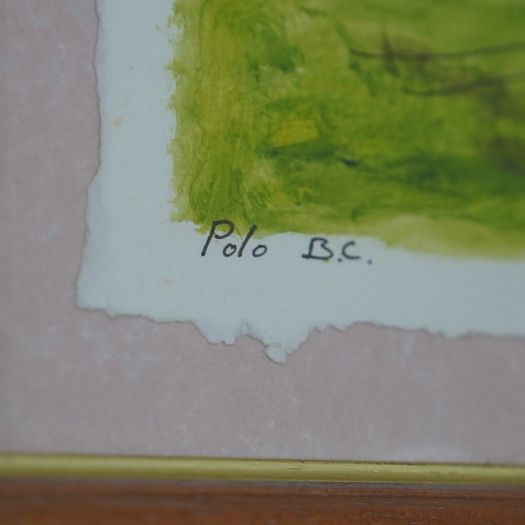 Liam Keely original artwork - framed (Polo BC)