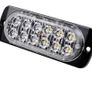2 X Amber+white 12 Led Recovery Strobe Grill Breakdown Flashing Light Lamp Image 5