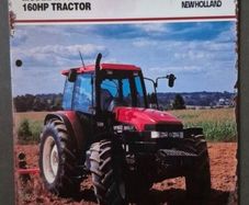 Vintage Style  Metal Sign. New Holland M160 vintage tractor advertisement.