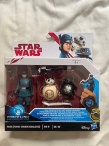Star Wars Force Link Figure 2 Pack Rose (First Order Disguise) + BB-8 + BB-9E