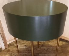 Pair of side oval tables