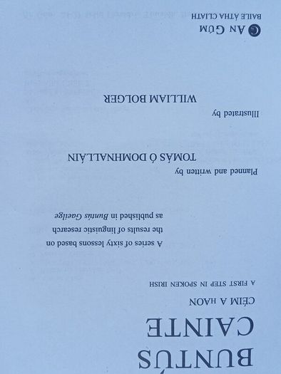 BUNTUS CAINTE, Parts 1,2,3 plus DVDs for each book, Brand new
