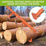 Log Lifter, Timberjack Cant Hook Heavy Duty Roller Tool Forestry Wood Jack 4in1 Handled Firewood Peavey Multitool for Grabbing Moving and Clamping with Non-Slip Handle, 114-128cm Image 7