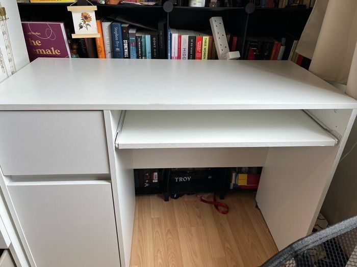 White desk