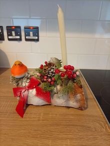 traditional Christmas logs