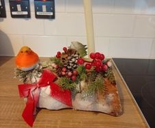 traditional Christmas logs