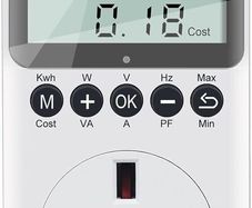 Power Meter Electricity Usage Monitor Plug for Home, Energy Monitor with LCD Display, KWH Watt Voltage Amps Power Consumption Meter, 2900W/13A Overload ProtectionPower Meter Electricity Usage Monitor Plug for Home, Energy Monitor with LCD Display, KWH Wat