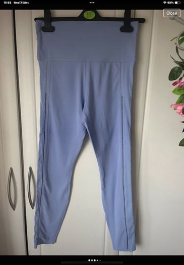 bottoms Nike dri-fit bottoms medium lilac with eyelet seam detail