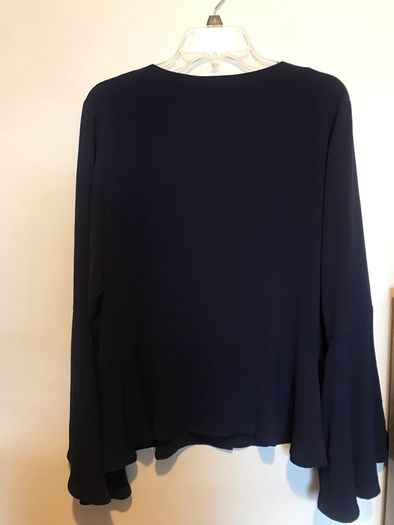 Annalisa navy blouse plus size - New with tags