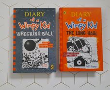NEW Diary of a Wimpy Kid: Wrecking Ball And long haul, hardbacks by Jeff Kinney