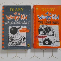 NEW Diary of a Wimpy Kid: Wrecking Ball And long haul, hardbacks by Jeff Kinney