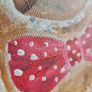 Cow with a bow - original acrylic painting on canvas Image 3