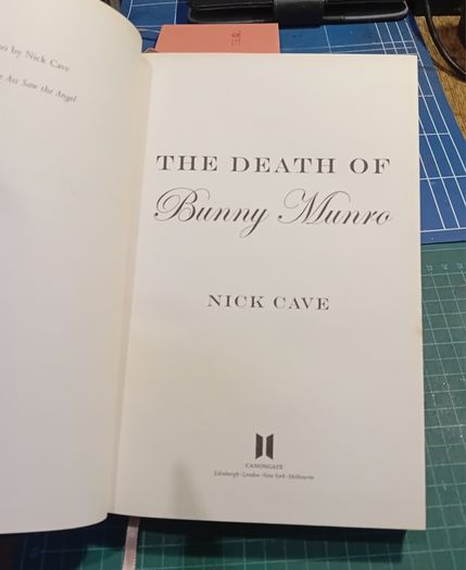 'The Death of Bunny Munro', Nick Cave
