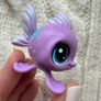 Littlest Pet Shop LPS Lucky Fortune Cookie Brant The Fish approx. 2" Figure Wave 4 Used Please look at the pictures Image 4