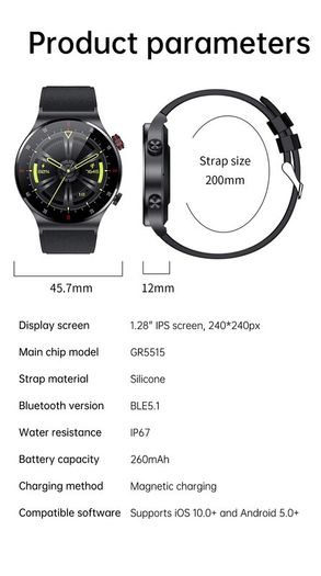 Bluetooth Call Smart Watch Men 2023 Sports Bracelet NFC Waterproof Custom Watch Face Men SmartWatch For IOS Android