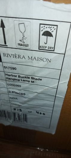 Ceiling lamp Riviera Maison size M-NEW!