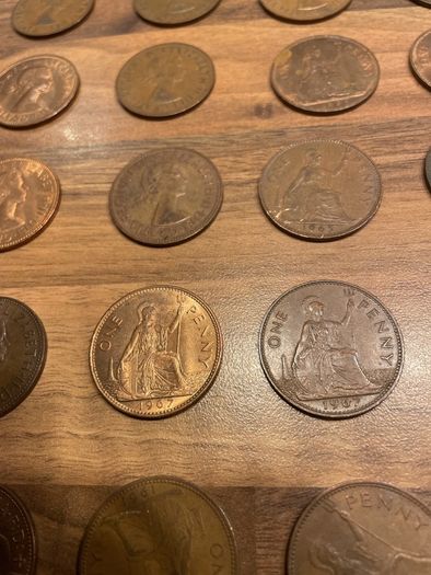 Vintage coins 91 in total