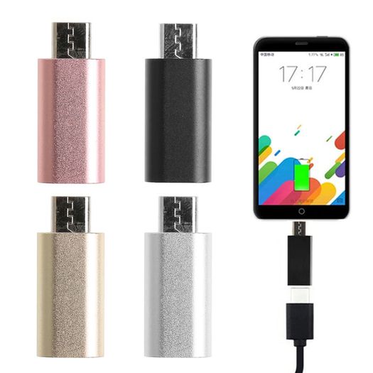 2 X Aluminum Alloy Apple  Lightning 8 Pin (Female) to Micro USB (Male) Fast Charging/Data Sync Convertor/Adapter (Brand New/Warranty)