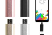 2 X Aluminum Alloy Apple  Lightning 8 Pin (Female) to Micro USB (Male) Fast Charging/Data Sync Convertor/Adapter (Brand New/Warranty)