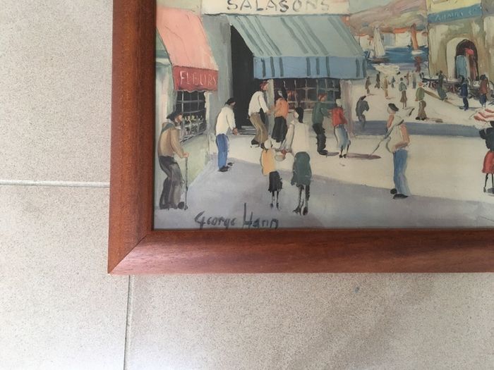George Hann painting