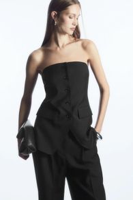COS tailored corset top size 8 brand new wool