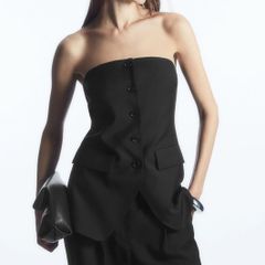 COS tailored corset top size 8 brand new wool