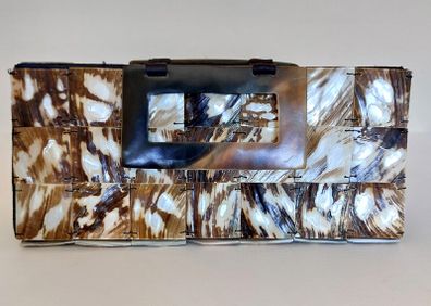 Mother of Pearl Mosaic Style Handbag
