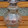 Antique/Vintage Clear Glass Oil Lamp Image 7
