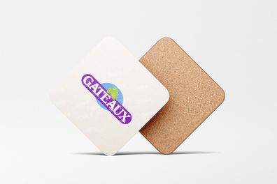 Gateaux Cakes Retro Square Coaster