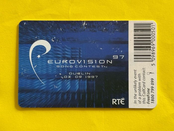 Callcard 1168 Eurovision 97