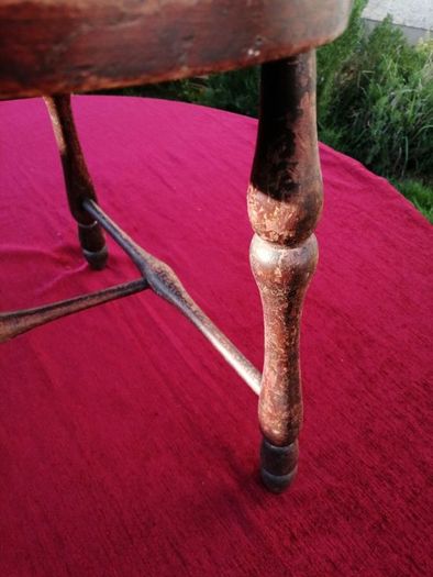 Antique Art Nouveau Rustic Ladies Chair c. 1880